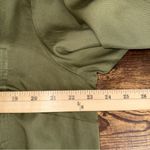 Marc New York  Top Womens 1X Green Blouse‎ Lace Up Roll Tab Office Minimalist Photo 3