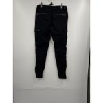 Ralph Lauren Polo Pants Womens 6 Black Cargo Moto Zip Pockets Ankle Zippers Photo 4