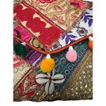 Artisan Made Ethnic India Crossbody Purse Shoulder Bag Flap Envelope Patchwork Photo 1