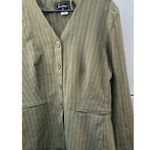 Vintage Sweet Suit Women’s Sz 12 Dress Jacket Tan Brown City Brown Button Green Photo 7