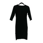 Standard James Perse Women's Black 3/4 Sleeve Scoop Neck Bodycon‎ Dress Size XS Photo 3