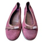 The Flexx Burgundy Suede Slip On Flats Purple Size 8 Photo 1