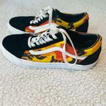 Vans  Old Skool Pop Camo Black Spicy Orange Suede Women's Sz 8.5/Men's Sz 7.0 Photo 6