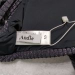 ANDIE NWT  Waikiki Top Black Ribbed Tie-Front Detail Bralette Bikini Top Size XS Photo 5