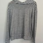 A New Day Striped Lightweight Hooded Sweater Photo 1