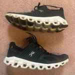 on cloud  Cloudswift Black/ Rock Women’s  Running Shoes Size 8.5 Photo 3