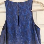Lilly Pulitzer  Silk Cocktail Dress Sz XS Navy Metallic Fringe 20s Flapper Formal Photo 4