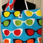 NWOT Lisa Perry for Estée Lauder Tote with Sunglasses Case Photo 0