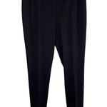Akris Punto  Womens Black Front Pleat Tailored Dress Trousers Size 10 Photo 0