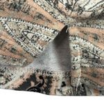 Rose + Olive  Paisley Print Short Sleeve Top L Round Neck Loose Fit Drapey Photo 10