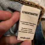 Rouje Paris Montmarte Vintage Wash Jeans Size 28 Blue Photo 11