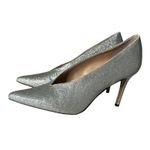 Vince Camuto  Pointed Toe Silver‎ Glitter High Heel Shoes Ankia Women's Size 8.5 Photo 3
