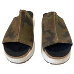 OTBT wayside savanna camo leather platform slides Photo 2