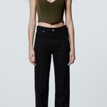ZARA Bustier Crop Top Photo 0