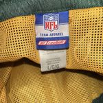 Reebok Vintage 90's Green Bay Packers Nylon Green Zip Ankle Track Pant Size L Photo 6