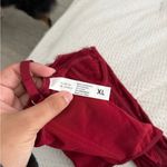 Amazon Women's Red Lace Corset Top Photo 3