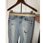 American Eagle Womens Jeans 6 Short True Boot Low Rise Distressed Light Wash Photo 4