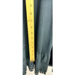 LOGO By Lori Goldstein LOGO Lori Goldstein Black Maxi Dress Womens XXS Eyelet Hem Pockets Minimalist Photo 7