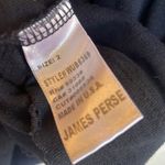 James Perse Black Scoop T-Shirt Dress Photo 5