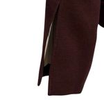 Theory  Jonita K Blazer, Garnet Ponte Open Front Burgundy, Size 2 Photo 8
