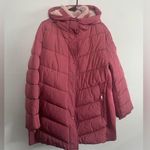 Andrew Marc  Fur Lined Mid Length Winter Ski Pink Puffer Coat Parka Sz XXL Photo 0