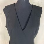 #170 COMMENSE Linen Blend Minimalist Little black Dress Size XL Photo 10