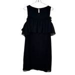 Gianni Bini Giani Bini Women's Dress‎ Mini Sleeveless Cold Shoulder Lace Lined Black Small Photo 7