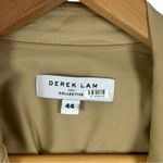 Derek Lam Collection Women's Cropped Wrap Jacket Khaki Military Utilitarian Sz L Photo 8