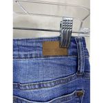 Judy Blue  Women Jeans Sz 7/28 Lemon Floral Patchwork Distressed Denim Skinny Fit Photo 5