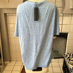 Banana Republic extra fine Marino wool size large baby blue pullover sweater NWT Photo 1