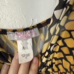 Pretty‎ Young Thing Dress Y2k Small Sleeveless V Neck Babydoll Going Out Retro Yellow Photo 7