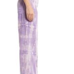 Free People New Pants 26 Corduroy Tie Dye Reese Pitched Straight Cord Purple Photo 3