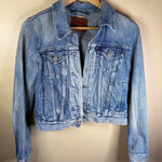Levi's  Women's Denim Trucker Jacket Size S Basic Button Front Grunge Punk Skater Photo 0