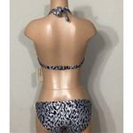 Michael Kors New.  frozen Leopard chain ring bikini set. Normally $169. XS–top/S–bottom. Photo 5
