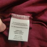 Vfish Burgundy Sleeveless Dress with Black Lace Trim Sz L Red Size L Photo 7