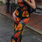 Reformation NWOT  Frankie Silk Dress in daiquiri Photo 0