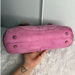 Coach y2k Vintage 2004 Pink Hampton Suede SOHO Flap Satchel Photo 5