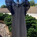 Wet Seal Mini Dress Stripped Lace XS Photo 0