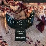 Topshop ‎ floral cold shoulder playsuit romper women’s size S Photo 2