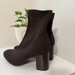 BORN Meggs Brown Sock Boots Pull Photo 7