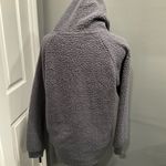 PINK - Victoria's Secret PINK BY VS GREY SHERPA PULL OVER HOODIE Photo 7