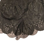 Mona B  faux leather eyelet shorts size large Photo 0