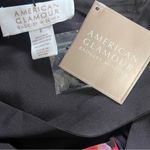 Badgley Mischka American Glamour Reversible Wrap Maxi Skirt Black Floral Small Photo 6