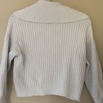 Poof! White Cropped Turtleneck Sweater Photo 3