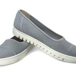 Vionic Uptown Skimmer Knit Flat Gray Slip on Loafer Women sz 12 Photo 0