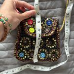 Made in Pakistan Multicolor Button Sequin Mini Shoulder Bag Photo 7
