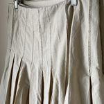 J.Crew  Beige Pleated Skirt Photo 6