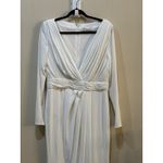 Mac Duggal Ieena‎ By  Style No. 26554 White Size 10 Maxi Photo 5