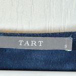 Tart  Tie Dye Twist Front Short Sleeve Blue Blouse Shirt Size Small EUC #0178 Photo 5