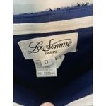 La Femme Navy Blue Sequin Gown Size 0 Prom Ball Gala QuinCeara Homecoming 103544 Photo 11